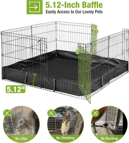 Rabbit Pet Playpen Bunny Run Extension Indoor Small Animal Pen (Playpen Only)