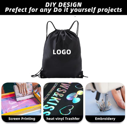 Drawstring Backpacks,10 Pack — Lightweight Drawstring Bags, Gym Sack for Sports, Daily Use & Travel (10, Yellow)