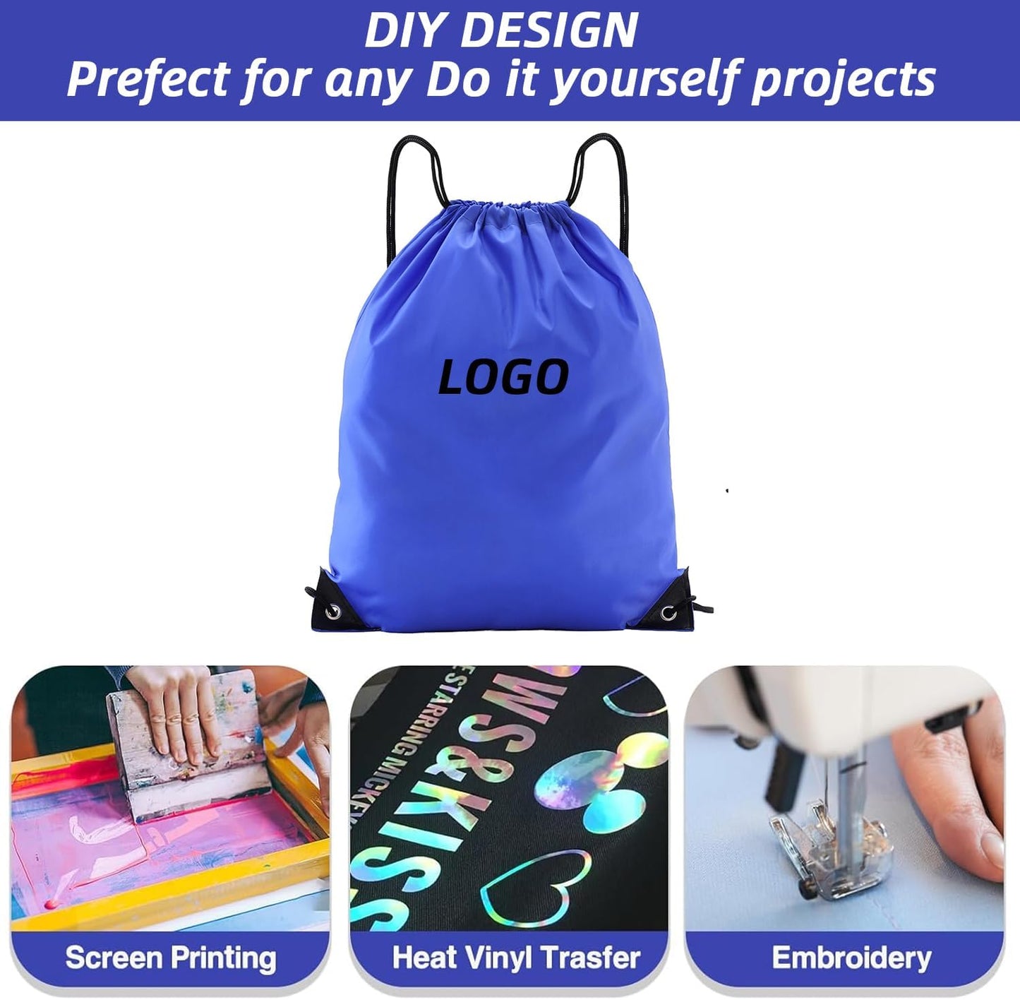 Drawstring Backpacks,10 Pack — Lightweight Drawstring Bags, Gym Sack for Sports, Daily Use & Travel (10, Yellow)