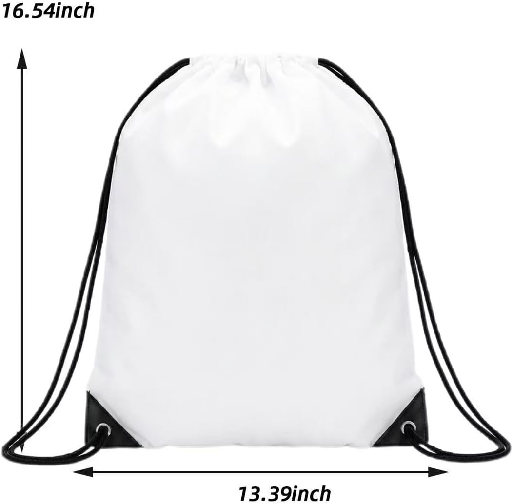 Drawstring Backpacks,10 Pack — Lightweight Drawstring Bags, Gym Sack for Sports, Daily Use & Travel (10, Yellow)