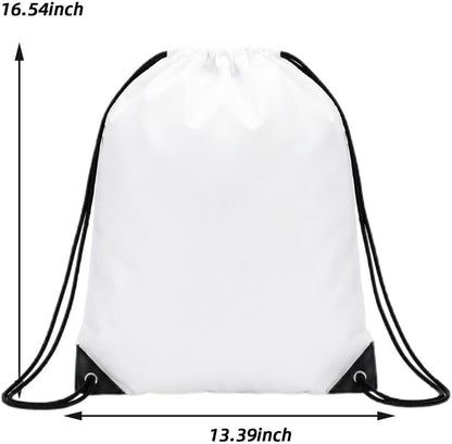 Drawstring Backpacks,10 Pack — Lightweight Drawstring Bags, Gym Sack for Sports, Daily Use & Travel (10, Yellow)