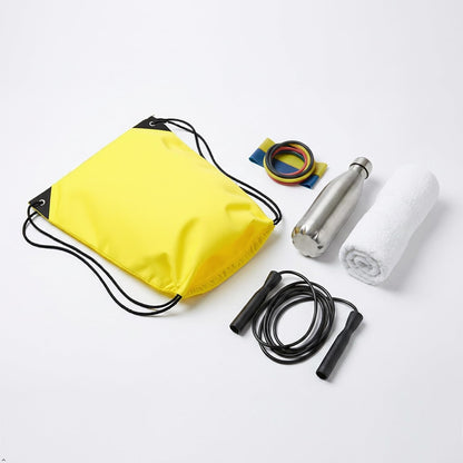 Drawstring Backpacks,10 Pack — Lightweight Drawstring Bags, Gym Sack for Sports, Daily Use & Travel (10, Yellow)