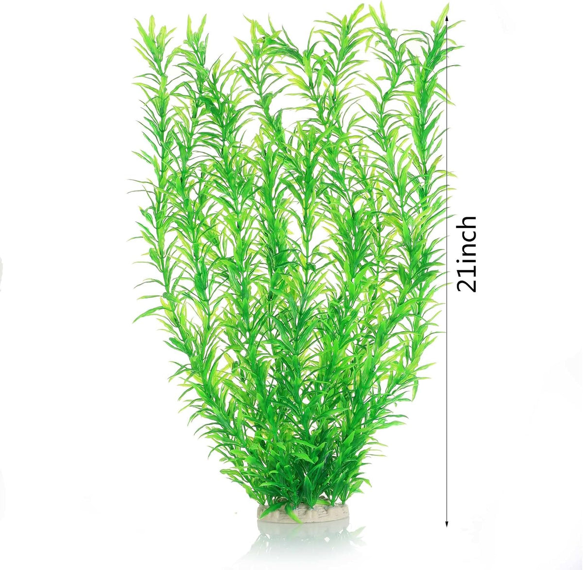 Aquarium Decor Plastic Plants Extra Large 21 Inches Artificial Plants