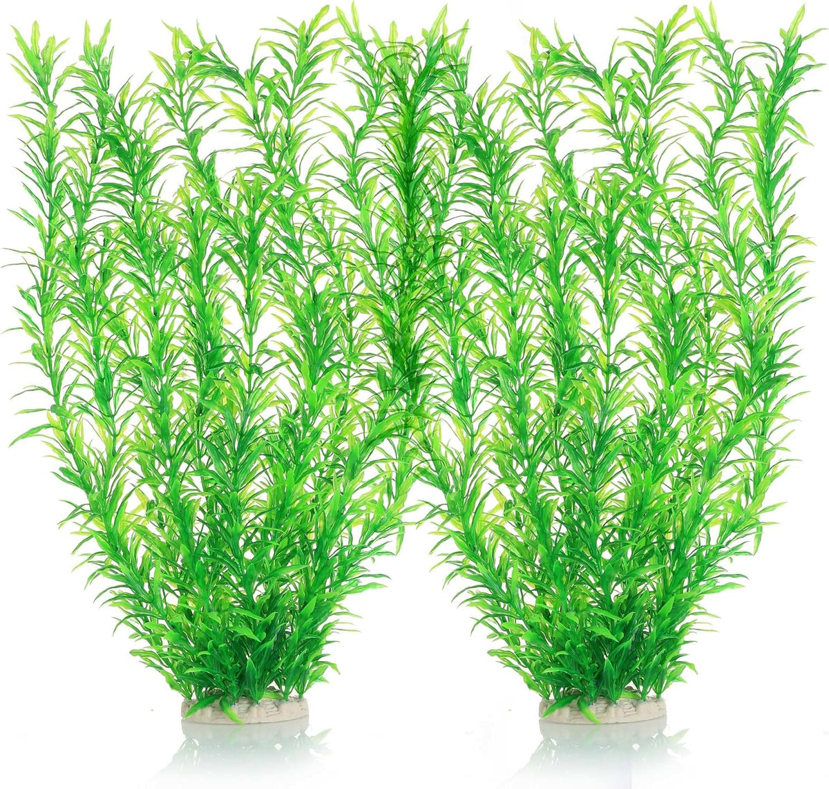 Aquarium Decor Plastic Plants Extra Large 21 Inches Artificial Plants