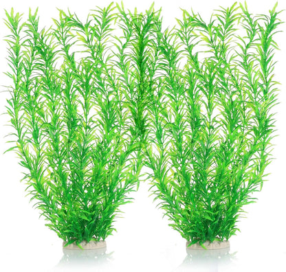 Aquarium Decor Plastic Plants Extra Large 21 Inches Artificial Plants