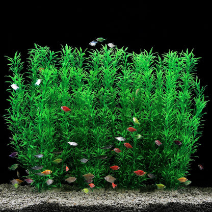 Aquarium Decor Plastic Plants Extra Large 21 Inches Artificial Plants