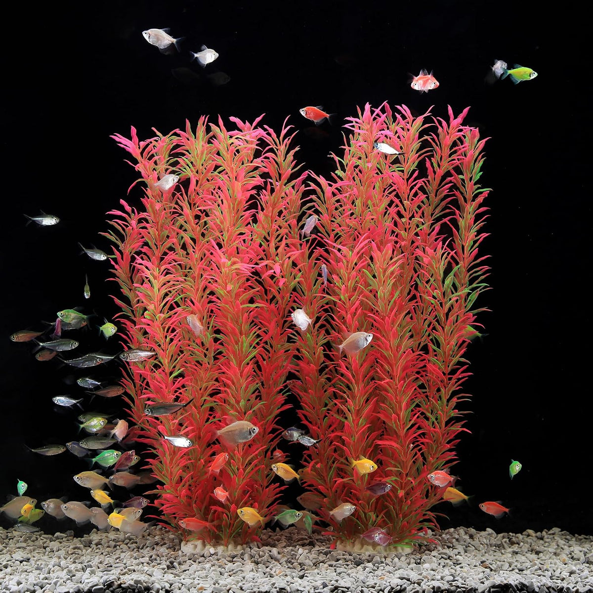 Aquarium Decor Plastic Plants Extra Large 21 Inches Artificial Plants