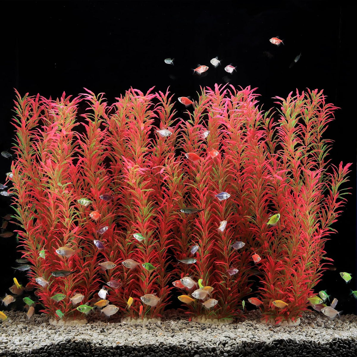 Aquarium Decor Plastic Plants Extra Large 21 Inches Artificial Plants