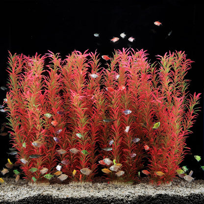 Aquarium Decor Plastic Plants Extra Large 21 Inches Artificial Plants