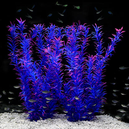 Aquarium Decor Plastic Plants Extra Large 21 Inches Artificial Plants