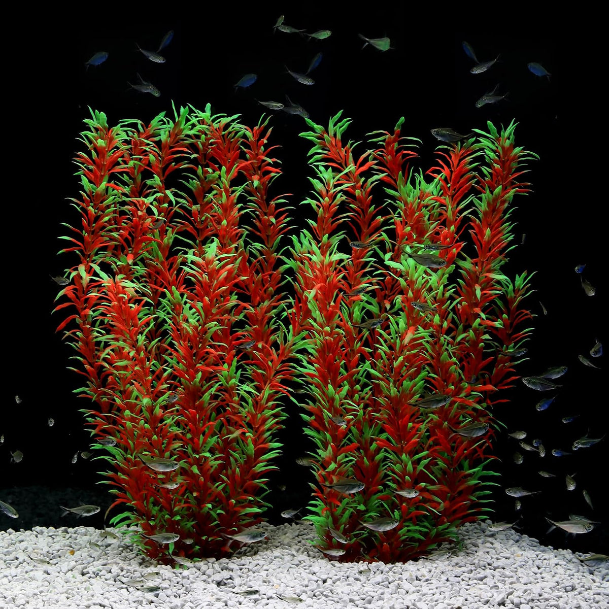 Aquarium Decor Plastic Plants Extra Large 21 Inches Artificial Plants