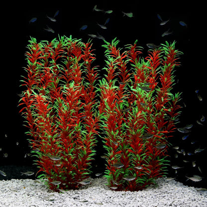 Aquarium Decor Plastic Plants Extra Large 21 Inches Artificial Plants