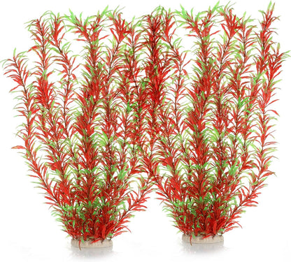 Aquarium Decor Plastic Plants Extra Large 21 Inches Artificial Plants