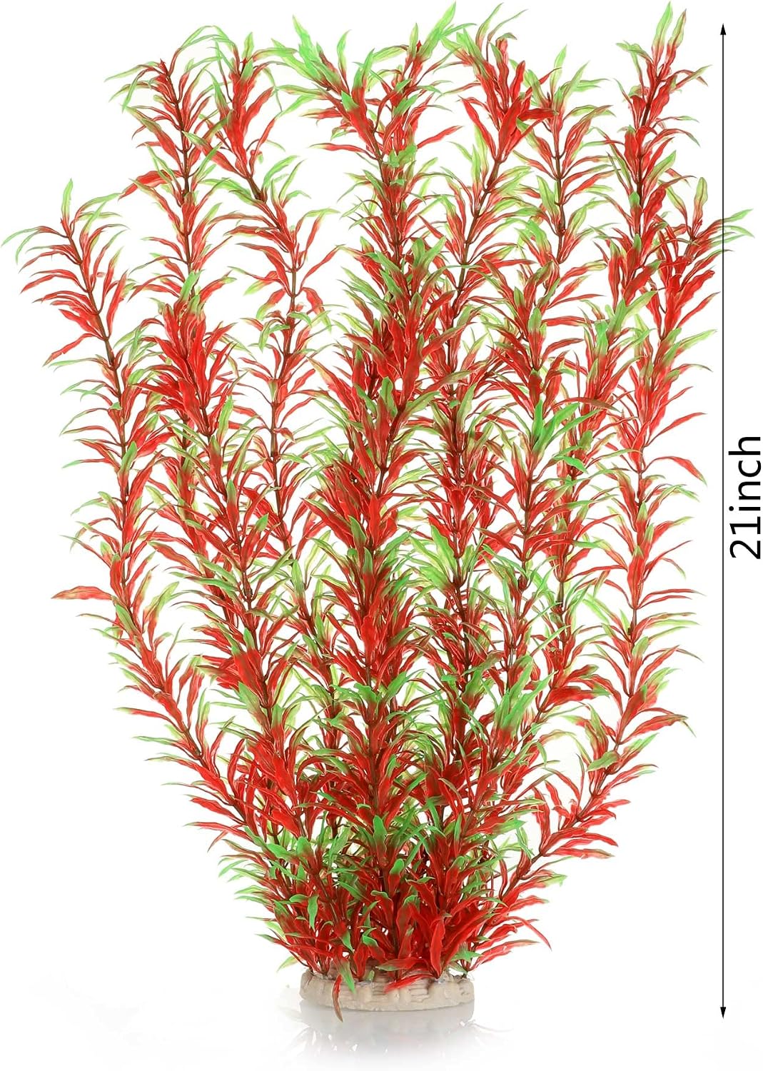 Aquarium Decor Plastic Plants Extra Large 21 Inches Artificial Plants