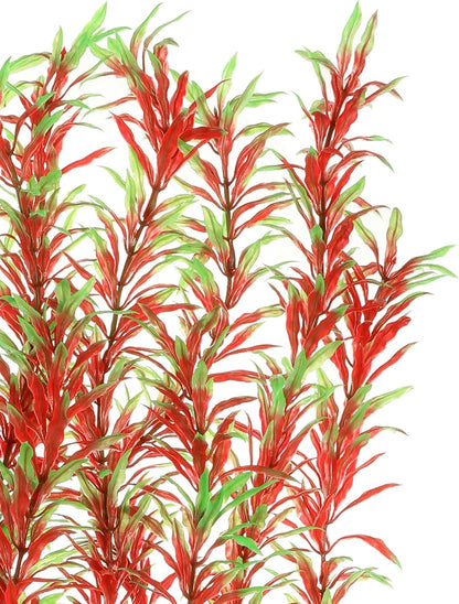 Aquarium Decor Plastic Plants Extra Large 21 Inches Artificial Plants