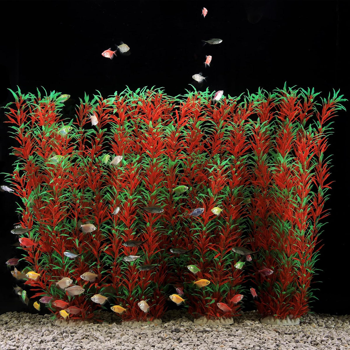 Aquarium Decor Plastic Plants Extra Large 21 Inches Artificial Plants