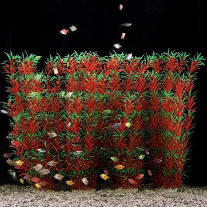 Aquarium Decor Plastic Plants Extra Large 21 Inches Artificial Plants