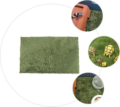 Reptile Accessory Imitation Lawn Decorative Mat for Turtle Tank