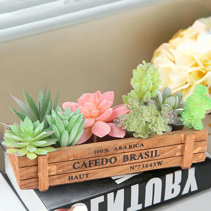 8 Pack Artificial Succulents Unpotted, Realistic Fake Cactus Echeveria Rosette Faux Plants for DIY Terrarium, Wedding Decor, Office Desk, Bathroom Shelf, Home Accents