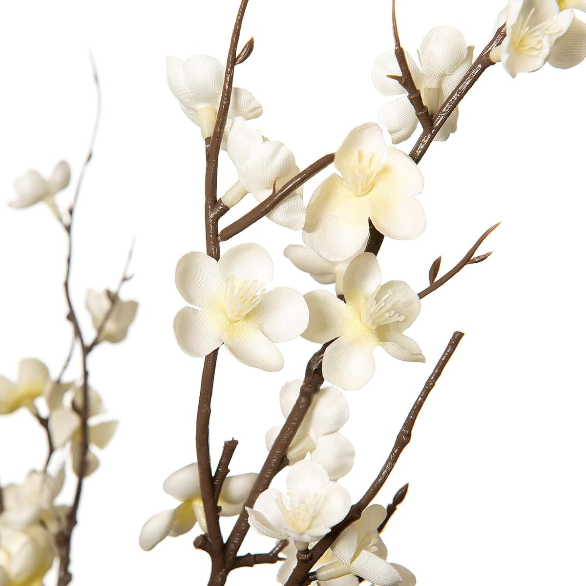 4Pcs Cherry Blossom Branches Artificial Flowers for Spring Summer Indoor Decoration,Faux Long Stem Artificial Flowers for Wedding Home Office Bedroom Party Table Centerpieces Decor (Pink)