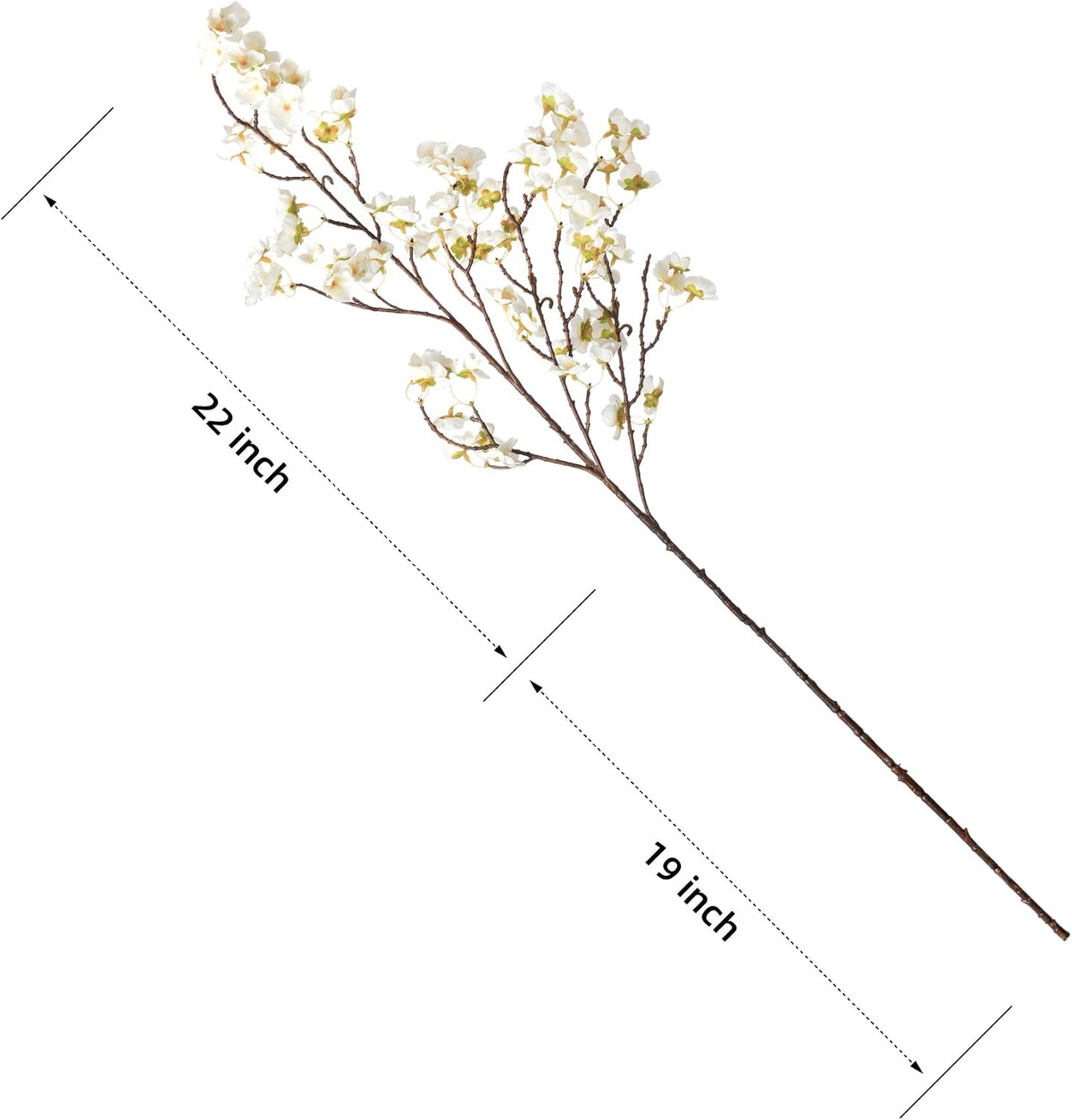 4Pcs Cherry Blossom Branches Artificial Flowers for Spring Summer Indoor Decoration,Faux Long Stem Artificial Flowers for Wedding Home Office Bedroom Party Table Centerpieces Decor (Pink)