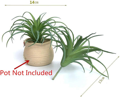 2 PCS Mini Artificial Succulents Plants Unpotted Faux Cactus Fake Succulent Bouquet Arrangements Faux Plants DIY for Garden Decor Home Decoration Greenery Set (Mini Cactus)