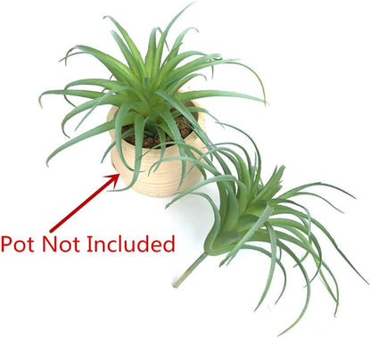 2 PCS Mini Artificial Succulents Plants Unpotted Faux Cactus Fake Succulent Bouquet Arrangements Faux Plants DIY for Garden Decor Home Decoration Greenery Set (Mini Cactus)