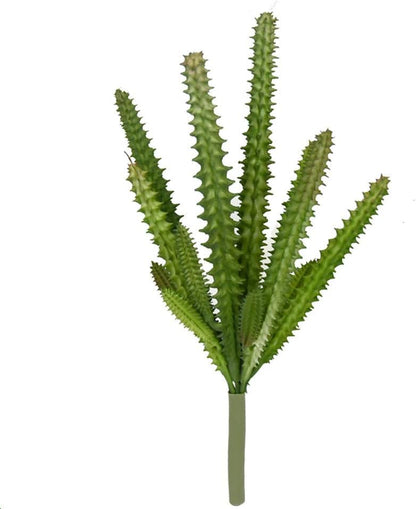 2 PCS Mini Artificial Succulents Plants Unpotted Faux Cactus Fake Succulent Bouquet Arrangements Faux Plants DIY for Garden Decor Home Decoration Greenery Set (Mini Cactus)
