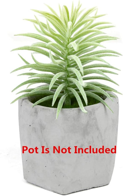 2 PCS Mini Artificial Succulents Plants Unpotted Faux Cactus Fake Succulent Bouquet Arrangements Faux Plants DIY for Garden Decor Home Decoration Greenery Set (Mini Cactus)