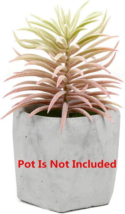 2 PCS Mini Artificial Succulents Plants Unpotted Faux Cactus Fake Succulent Bouquet Arrangements Faux Plants DIY for Garden Decor Home Decoration Greenery Set (Mini Cactus)
