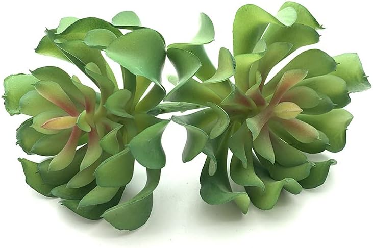 2 PCS Mini Artificial Succulents Plants Unpotted Faux Cactus Fake Succulent Bouquet Arrangements Faux Plants DIY for Garden Decor Home Decoration Greenery Set (Mini Cactus)
