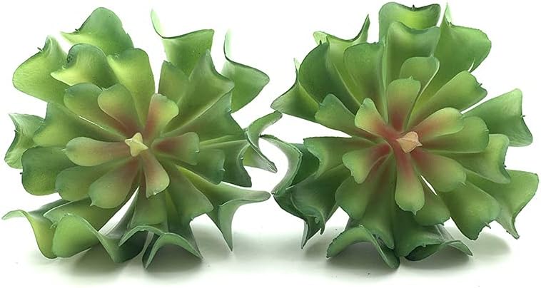 2 PCS Mini Artificial Succulents Plants Unpotted Faux Cactus Fake Succulent Bouquet Arrangements Faux Plants DIY for Garden Decor Home Decoration Greenery Set (Mini Cactus)