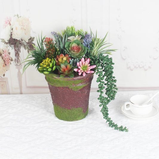 25 Pcs Artificial Succulent Plants Fake Succulents Assorted Unpotted Suitable for Office Garden Interior Decor