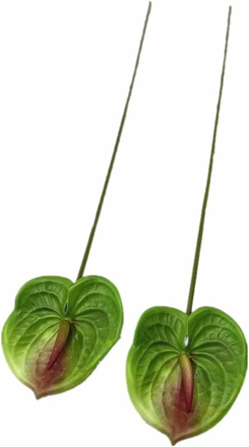 8pcs Artificial Anthurium Flowers Lifelike Flower 5.5" Head for Table Centerpieces Bridal Wedding Festival Christmas Hotel Home Floral Decor (champagn)