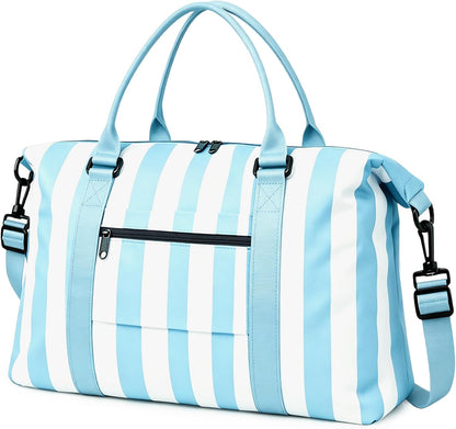Travel Duffle Bag, Waterproof Weekender Bag Carry On Tote Bags for Women, Travel Essentials Sport Gym Bag for Men, Hospital Bag for Labor and Delivery, Overnight Bag Luggage Bag with Trolley Sleeve