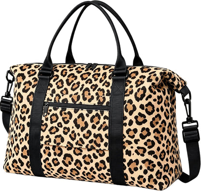 Travel Duffle Bag, Waterproof Weekender Bag Carry On Tote Bags for Women, Travel Essentials Sport Gym Bag for Men, Hospital Bag for Labor and Delivery, Overnight Bag Luggage Bag with Trolley Sleeve