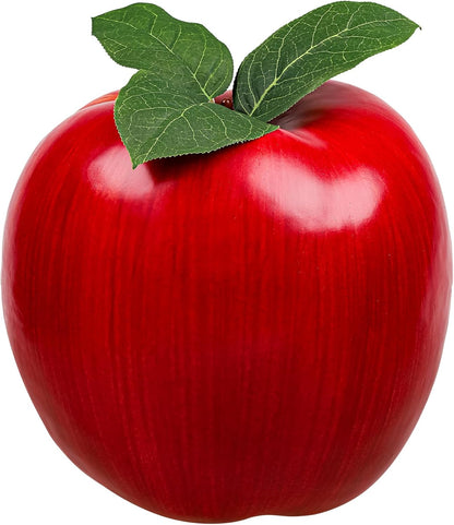 7.4 Inch Large Artificial Apple Fake Fruits Delicious Red Apples