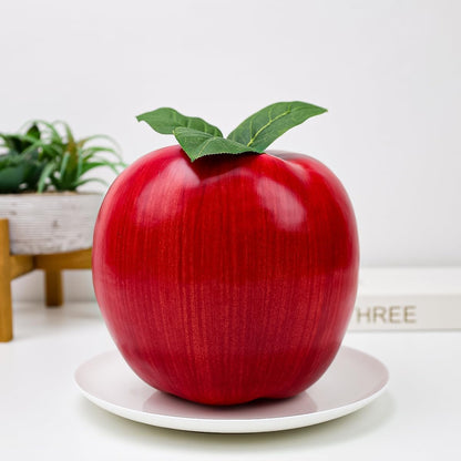 7.4 Inch Large Artificial Apple Fake Fruits Delicious Red Apples