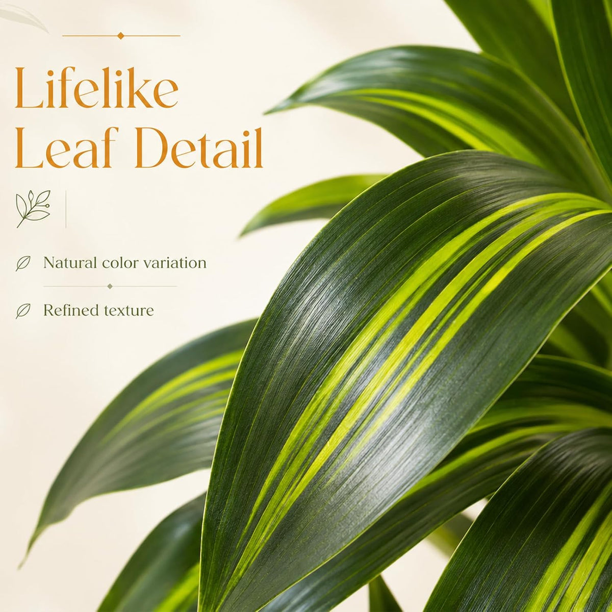 Dracaena Plant Artificial Tree 7Ft Tall Fake Tropical Floor Plants Potted (Real Touch) Artificial Silk Tree Leaf Faux Trees White Tall Planter for Home Office Living Room Indoor Outdoor Decor