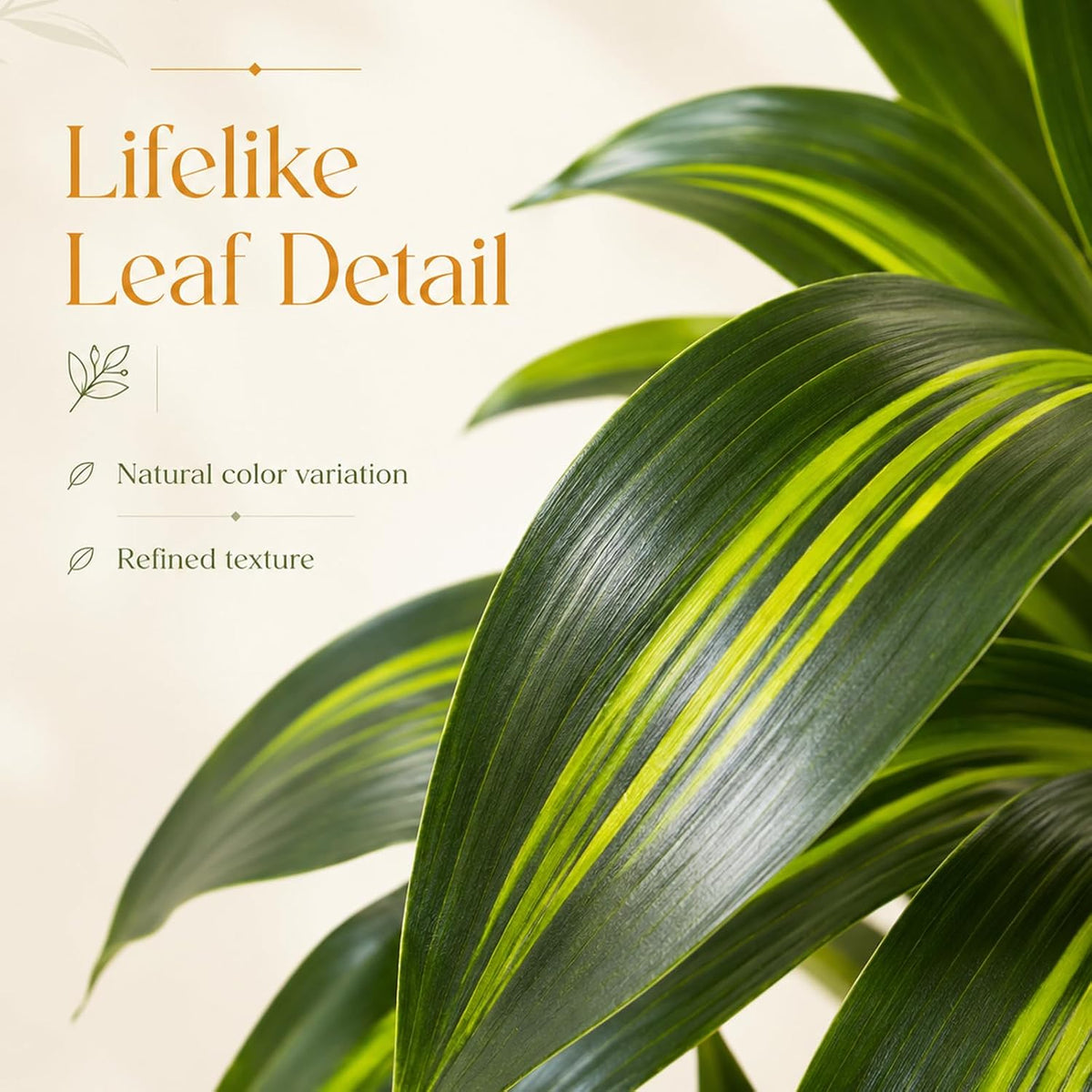 Dracaena Plant Artificial Tree 7Ft Tall Fake Tropical Floor Plants Potted (Real Touch) Artificial Silk Tree Leaf Faux Trees White Tall Planter for Home Office Living Room Indoor Outdoor Decor
