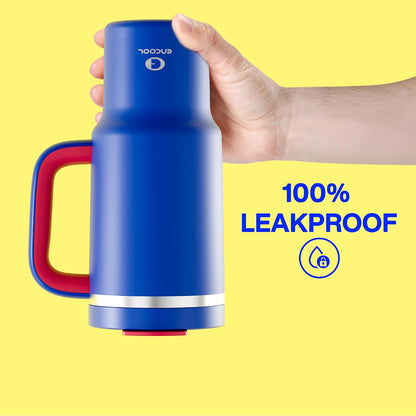 40 oz Tumbler with Handle and Straw: Stainless Steel Insulated Tumbler Keeps Cold for 24 Hours, Leakproof Travel Cup Fits in Cup Holder and BPA-Free, Avenue
