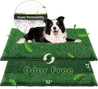 Grass Pee Pads for Dogs Potty, Artificial Grass Patch Odor Free
