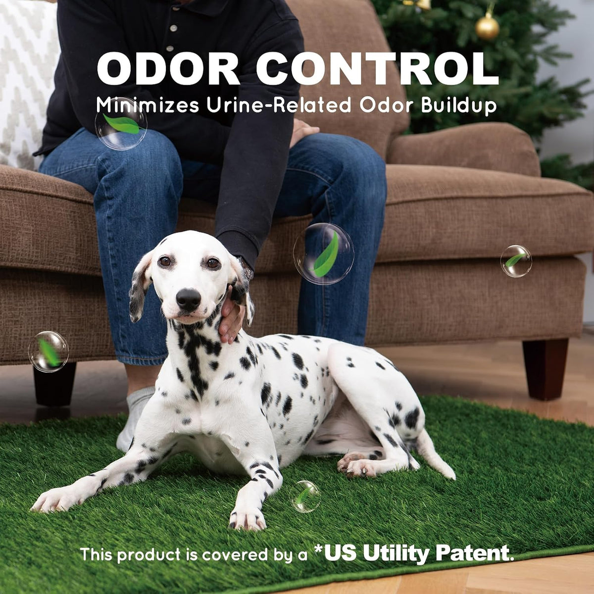 Grass Pee Pads for Dogs Potty, Artificial Grass Patch Odor Free
