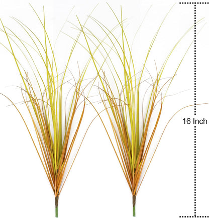20PCS Artificial Grass Plant，UV Resistant Artificial Greenery Stems