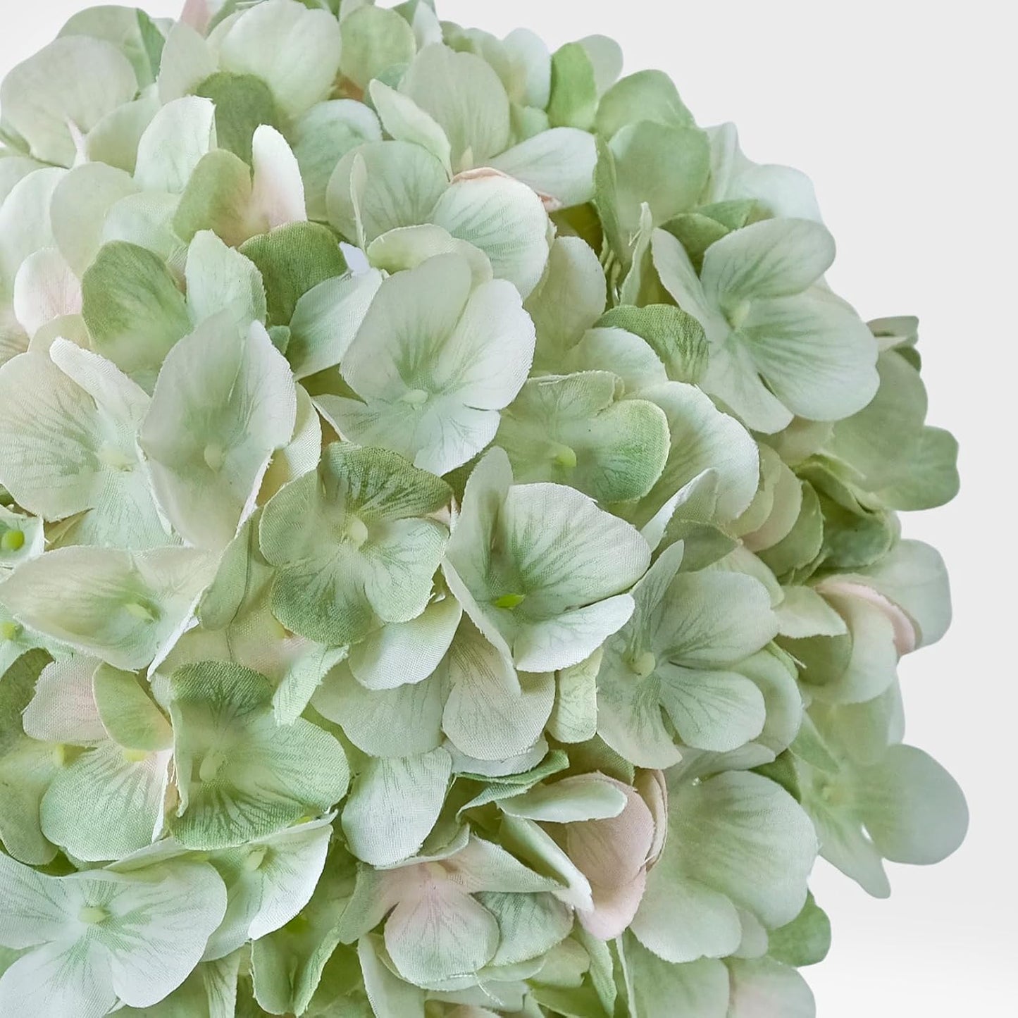 JINWOE Fall Boho Hydrangea Artificial Flowers,4PCS 21" Silk Real Touch Flowers, Faux Flowers Fake Artificial Hydrangeas with Stems for Bouquet Table Centerpieces Halloween