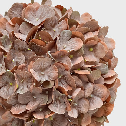 JINWOE Fall Boho Hydrangea Artificial Flowers,4PCS 21" Silk Real Touch Flowers, Faux Flowers Fake Artificial Hydrangeas with Stems for Bouquet Table Centerpieces Halloween