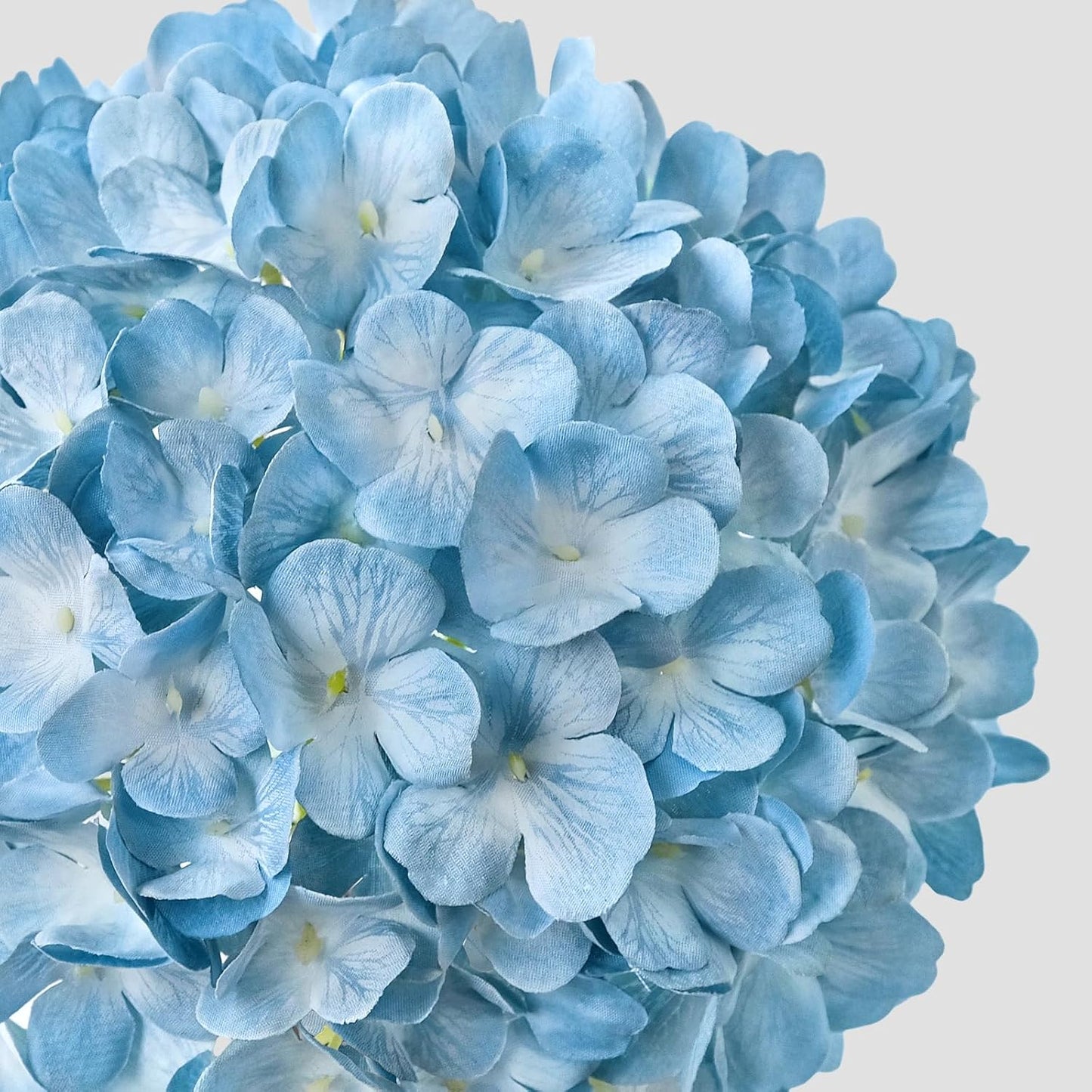 JINWOE Fall Boho Hydrangea Artificial Flowers,4PCS 21" Silk Real Touch Flowers, Faux Flowers Fake Artificial Hydrangeas with Stems for Bouquet Table Centerpieces Halloween
