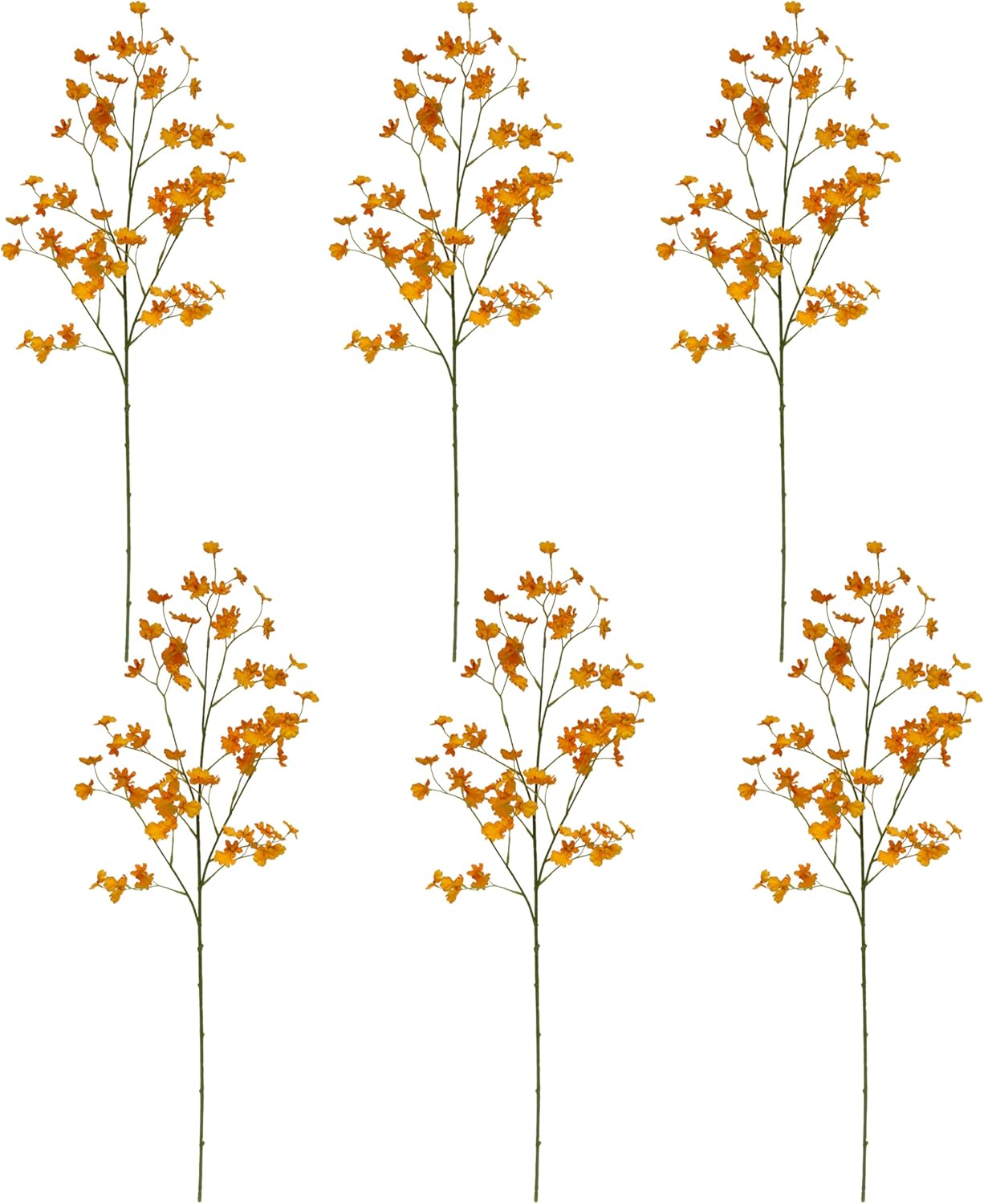 8 Pack Artificial Cherry Blossom Branches - 20 Inch Real Touch Silk Flowers with Bendable Stems for Vase, Wedding, Home Office Decor, Spring Floral, Party & Event Decor (Blush Pink Gradient)