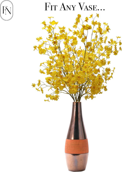 8 Pack Artificial Cherry Blossom Branches - 20 Inch Real Touch Silk Flowers with Bendable Stems for Vase, Wedding, Home Office Decor, Spring Floral, Party & Event Decor (Blush Pink Gradient)