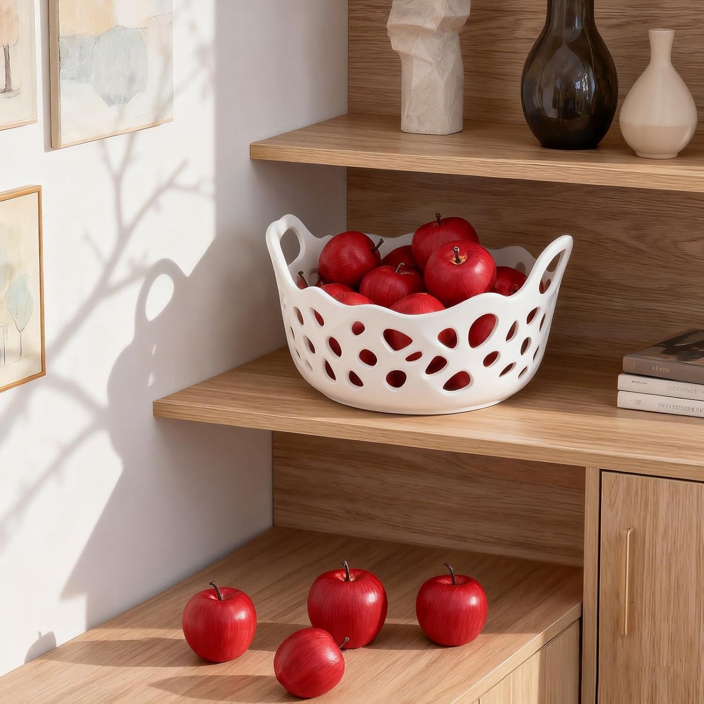 15 PCS Artificial Pomegranate Decoration Fake Fruit Model Realistic Lifelike Vegetable Display for New Year Garden Restaurant